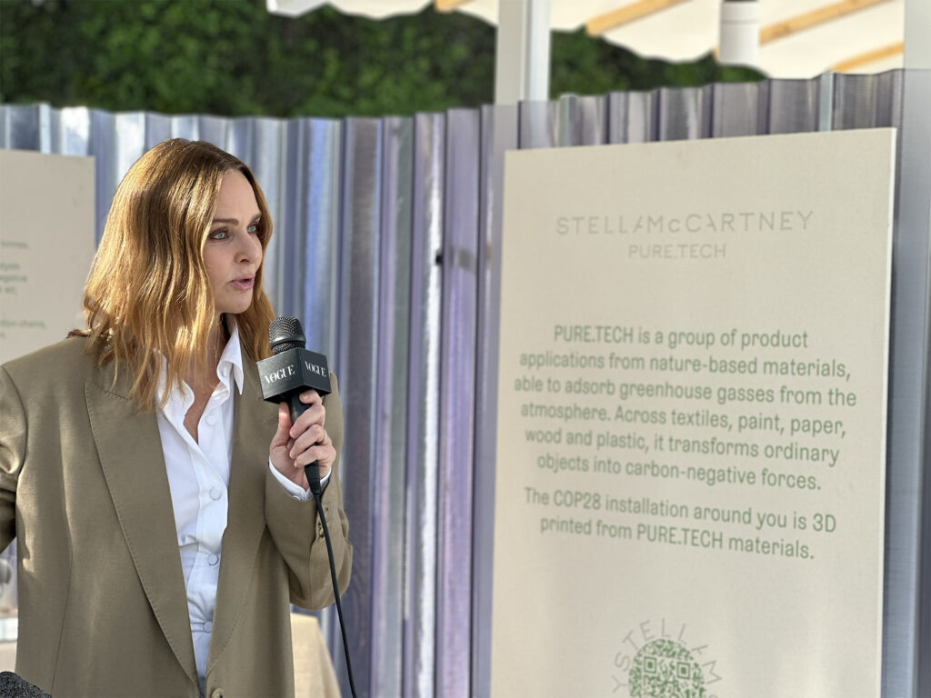 COP 28 Stella McCartney - LAMÁQUINA - PURE.TECH